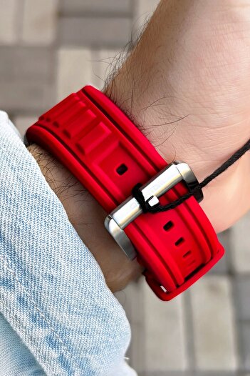 Quantum Barracuda Bar1091.358 20 Atm Silicone Cord Men's Wristwatch