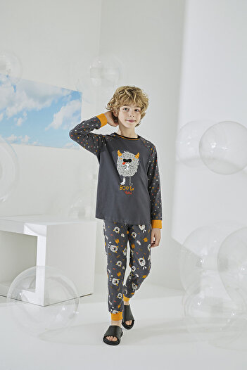 ZEYZEY 8558 MEN'S Printed Pajama Set