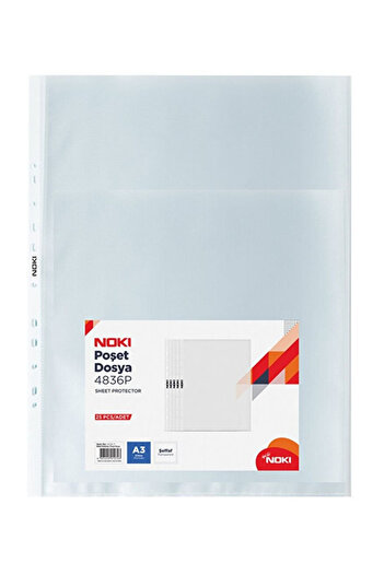 Noki Xl Transparent Bag File 100 Pieces (1 PACK)