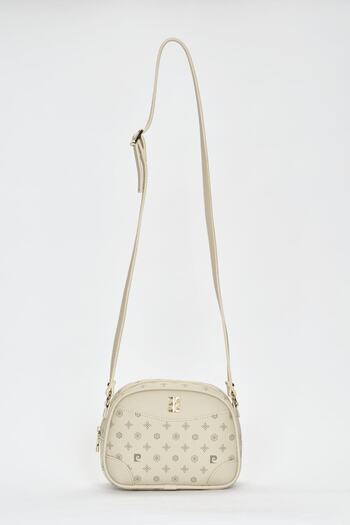 Pierre Cardin Beige Monogram Women's Shoulder Bag 05PO22Y1534