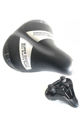 Asroya Bicycle Wide Comfortable Soft Spring Saddle Seat Bicycle Seat Saddle Spare Parts Accessory