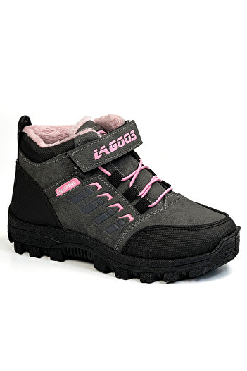 en7 Gray Powder Kids Boots L04