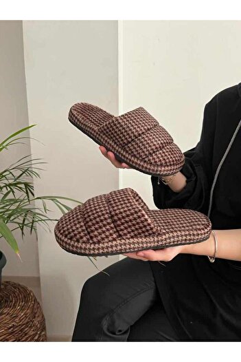 Behtah Kundura Men's Closed-Front Winter Slippers Daily Indoor Slippers Dowry Bohça