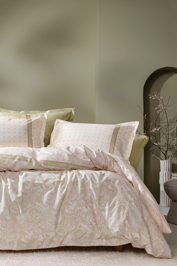 Yataş Catina Double 100% Cotton Ranforce Duvet Cover Set - Powder