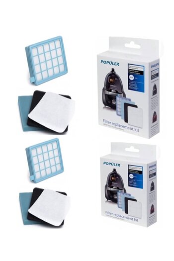 Popüler Philips FC 8673 Γνήσιο Σετ Φίλτρων Hepa 2 ΣΥΜΒΑΤΟΤΗΤΑ ΣΥΜΒΑΤΟΤΗΤΑΣ ΜΕ ΚΟΥΤΙΑ