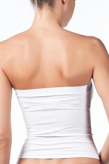Miss Fit Plain / Patternless Strapless Strappy Women's Undershirt 1403