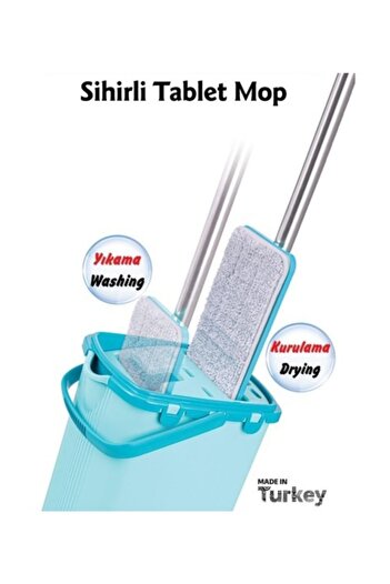 Flora F394 Sihirli Tablet Mop Kova Seti Yeni Nesil Temizlik (8 Litre)