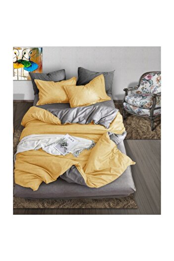Always Fashion Deluxe Cotton Double Duvet Cover Set Natural Cotton