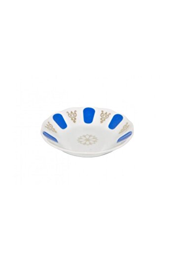 Porland Porcelain Blue Coffee Shop Tea Plate 6 Pieces Tea Plates