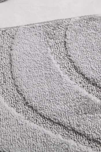 Confetti Symphony 60x100 cm platinum bathroom rug