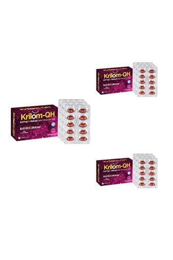 Krilom Qh 30 Capsules X3 Pieces