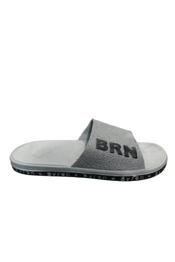 Byron Unisex Brn B050-10 Γκρι αντιολισθητική σόλα Sea Beach Pool καθημερινές παντόφλες περπατήματος