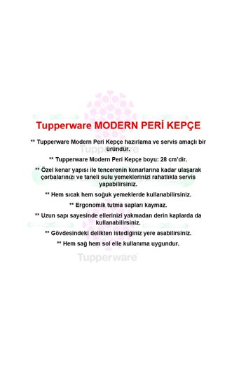 Tupperware Modern Peri Kepçe Turuncu