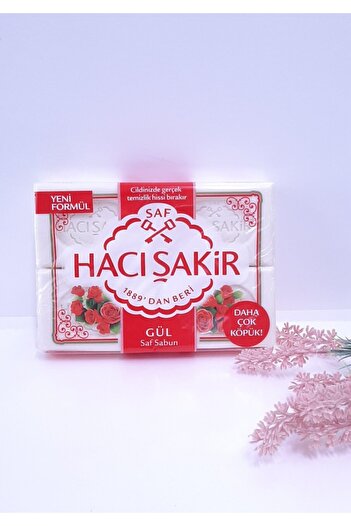 Hacı Şakir Rose Scented Pure Soap 4*150 Gr