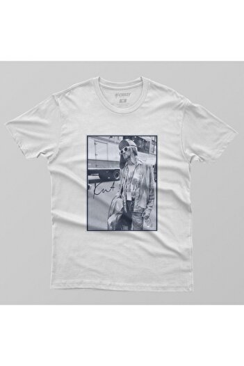 Crazy Tricou pentru bărbați Nirvana Cobain Tour Bus Portrait