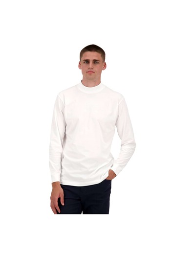 Ragman Herren Stehkragen-Pullover - Langarm Basic Stehkragen Regular, Single Jersey, einfarbig