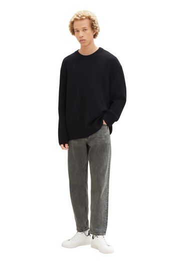 Tom Tailor Denim Pulover bărbați Negru