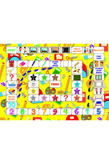 Okuling لعبة صندوق اللغة الإنجليزية للمدرسة الابتدائية من Polyboard