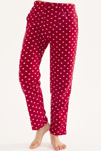 Altınay Luxury Fleece Pocketed Winter Women's Pajama Bottoms ra2