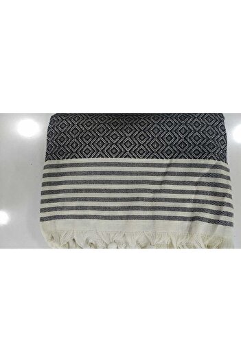 Coperta Battal Boy Kolları Örten Pamuklu Koltuk Örtüsü