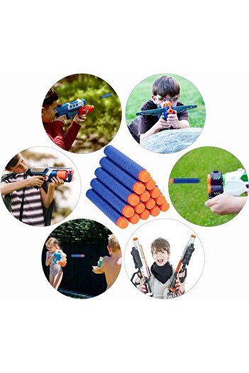 Nerf Yedek Mermi 1000 Adet Premium Kalite Yumuşak Sünger Mermi