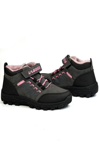 en7 Gray Powder Kids Boots L04