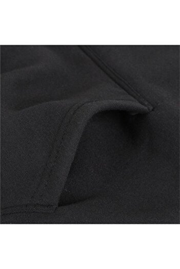 Touz Halloween Happy Place Printed Black Unisex Oversize Hooded Sweatshirt