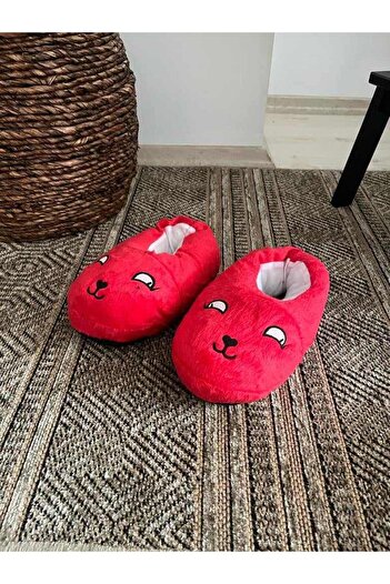 Behtah Kundura Slippers with Cat Figure Winter Comfortable Soft House Boots House Shoes