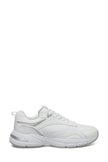 Kinetix Hectic Pu W 3Pr White Silver Women's Running Shoes