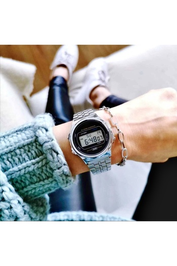 pullmarkt Yuvarlak Kasa - Dijital Kol Saati Unisex Yeni Model