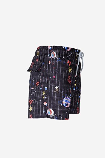 AYYILDIZ 106 Black Boy's Swim Shorts