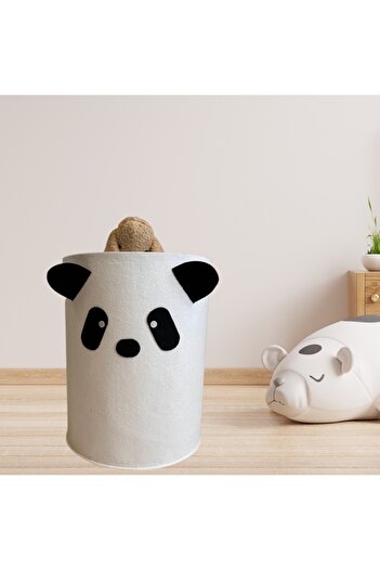 Kocabey SCANDINAV FILT TOY BASKET (PANDA)