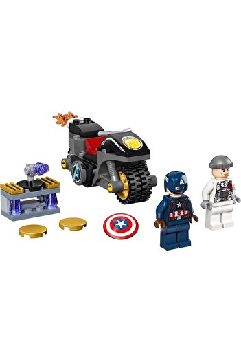 LEGO Marvel Kaptan Amerika ve Hydra Karşılaşması 76189 - Koleksiyonluk Yapım Seti (49 Parça)