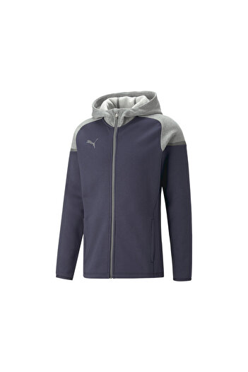 Puma Чоловіча футбольна куртка Teamcup Casuals з капюшоном Jkt Navy Blue 65798706
