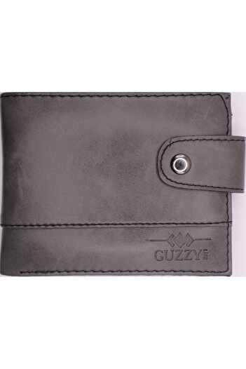 Astakos Men's Sports Classic Cut Vegan Leather Wallet with Zipper Pocket Card Holder Width 11x9cm