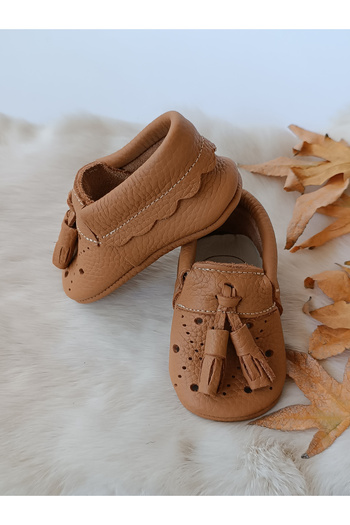 Hodore Axel Taba Genuine Leather Baby Moccasin
