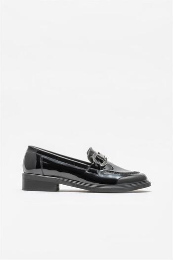 Elle Shoes Дамски мокасини - черни