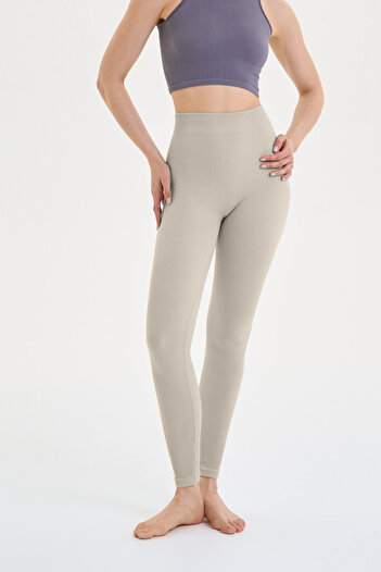 FOREVER MORE seamless ribbed tights