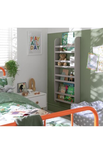 Ahsel Ahşap Montessori Çocuk Odası Mobilyası Montessori wall bookcase, kindergarten bookcase, children's room bookcase, Wall Shelf bookcase