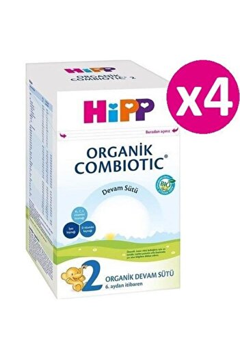 Hipp 2 Organik Combiotic Bebek Sütü 4 X 800 gr