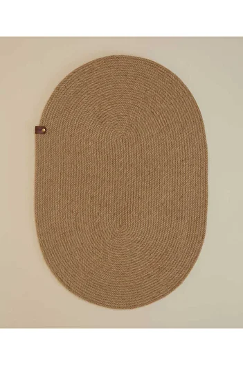 BirceHome Hand Woven Jute, Patterned Doorstep, Doormat, Bathroom Mat, Balcony Mat, gift, Houseware.