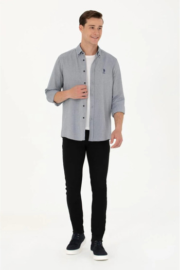 U.S. Polo Assn. Férfi Saks hosszú ujjú ing G081GL004.000.1686948.VR045
