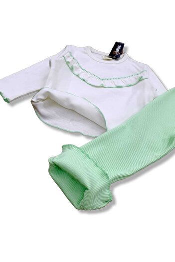 BOBBY JR KİDSWEAR SOLFA STITCHED FRONT RELISH BABY SET