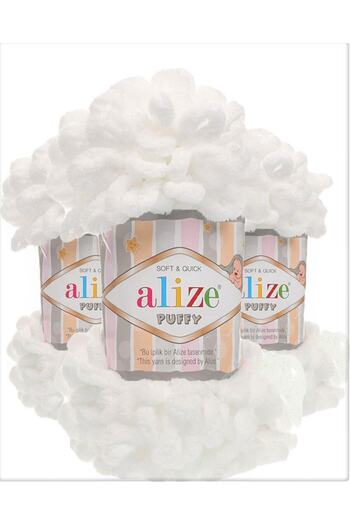 Alize Puffy Color 55 (5 τεμάχια) Πλεκτό νήμα χειρός