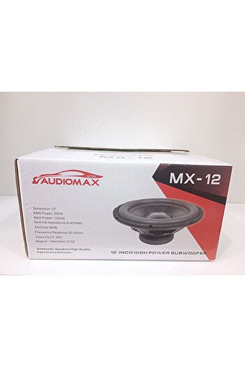 AUDİOMAX AUDIOMAX SET BAS-AMFİ-KABLO SETİ ŞOK FİYAT