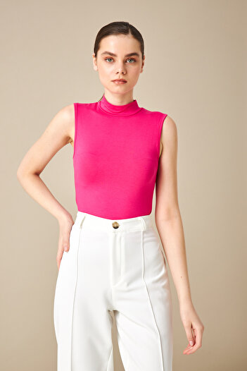Bipantolon Women's Pink Sleeveless Blouse