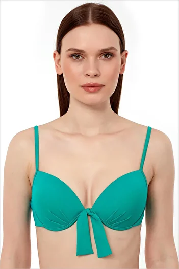 AYYILDIZ 63545 Nile Green Push-up Bikini Top