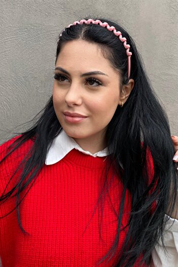 TAKIŞTIR Pink Color Curvy Crown