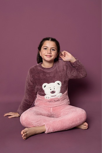 Asel Children's Plush Pajama Set