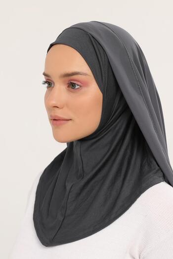 Altobeh Ready Luxury Practical Hijab Chiffon Shawl Smoked